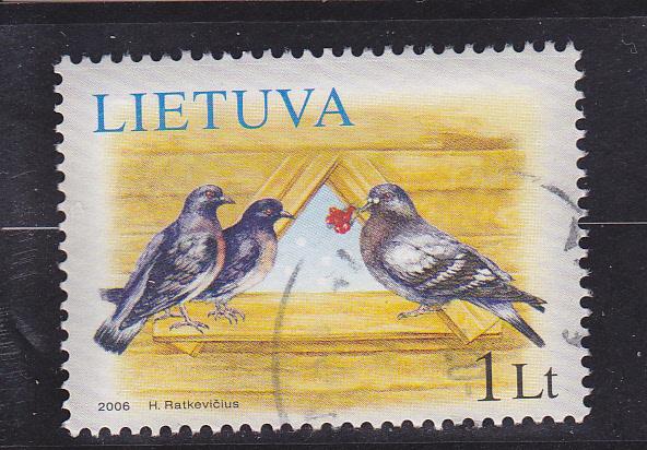 Lithuania  Scott#  822  Used 