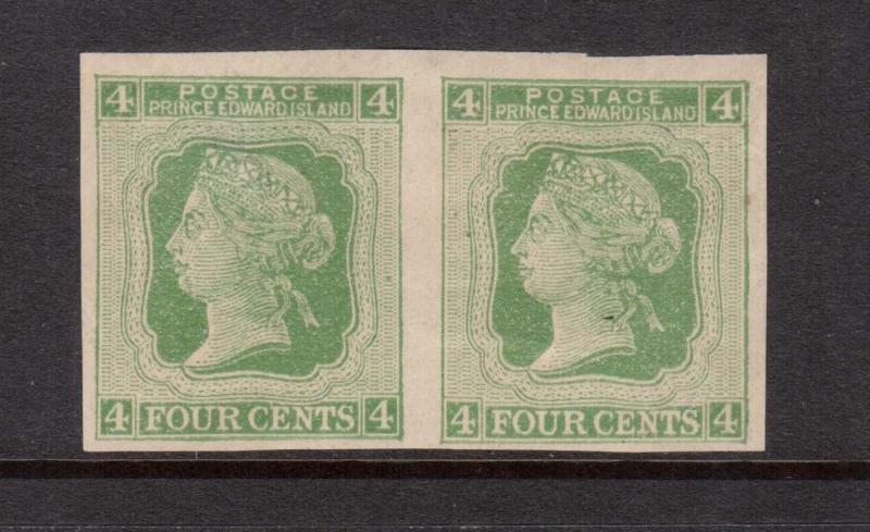 Prince Edward Island #14a VF Mint Imperf Pair