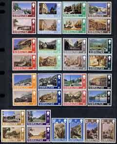 GIBRALTAR - 1971 - Views : Old & New - Perf 32v Set - Mint Never Hinged