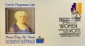 AFDCS 5523 Women's Suffrage Carrie Chapmand Catt Senceca Falls NY 