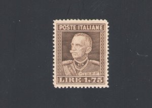 1929 Kingdom Di Italy, N°242, Effigy Di Vittorio Emanuele III Degree, Dentellatu
