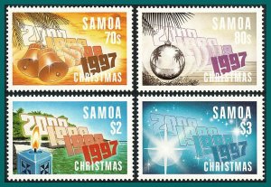 Samoa 1997 Christmas, MNH #948-951,SG1019-SG1022