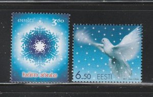 Estonia 429-430 Set MNH Christmas