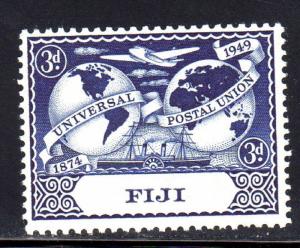 FIJI #142  1949  3c  UPU  MINT  VF NH  O.G  b