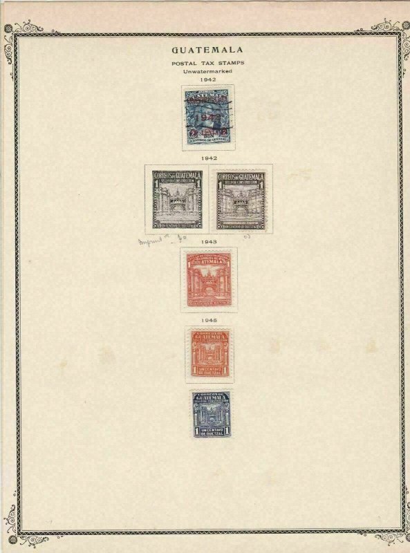 guatemala stamps page ref 17209