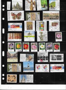 GERMANY COLLECTION ON STOCK SHEET MINT/USED