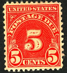 U.S. #J83 MINT OG LH LARGE THIN