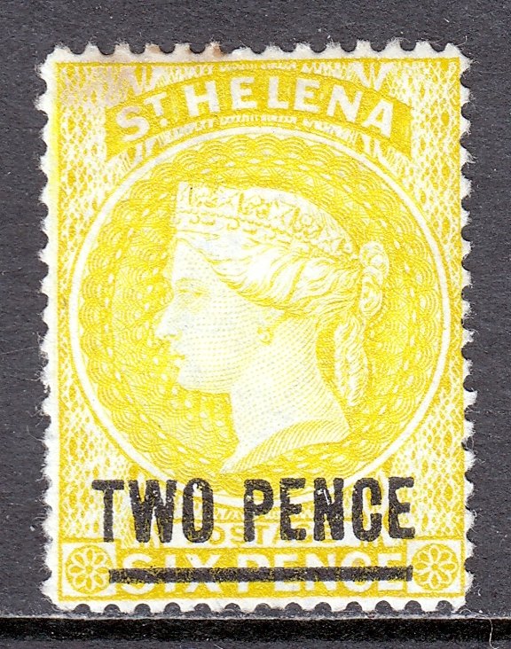 St. Helena - Scott #36 - MNG - Stain UL corner - SCV $3.25