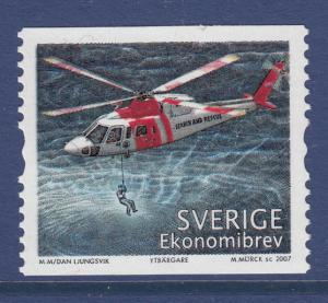 Sweden 2007 MNH Scott #2556 (5k) Helicopter Swedish Sea Rescue Society Centenary