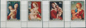 Cook Islands Penrhyn 1984 SG367-370 Christmas Paintings set MNH