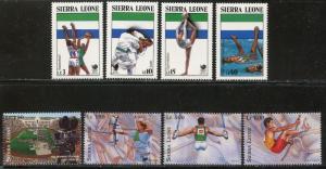 SIERRA LEONE Sc#623//1877-80 1984-96 Six Different Topical Cpl Sets OG Mint NH