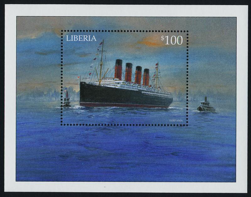 Liberia MIBK 380 MNH RMS Lusitania