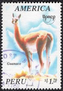 Peru 1115 - Used - 1.70p America / Guanaco (1995) (cv $2.90)