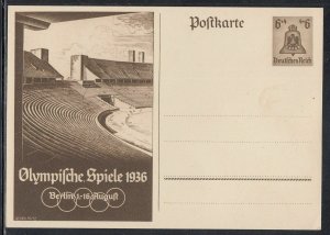 Germany - 1936 Olympic Stadium Post Card