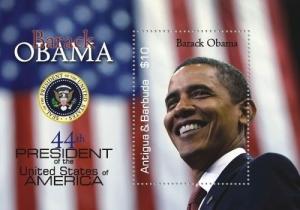 Antigua and Barbuda, 2009 President Barack Obama Souvenir sheet - MNH