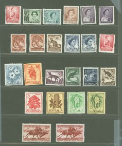 Australia  #314-331A  Single (Complete Set) (Fauna) (Flora) (Queen)