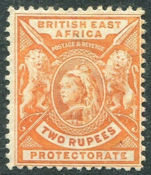 BRITISH EAST AFRICA-1896-1901 2r Orange.  A lightly mounted mint example Sg 76