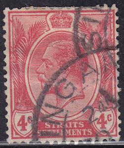 Straights Settlement 183 USED 1921 King George V