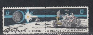 United States #  1435b, Space Achievement Decade,  Used Set