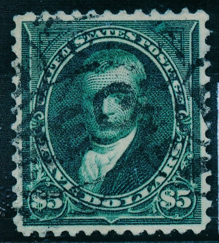 UNITED STATES (US) 263, USED, F-VF+ , LIGHT CANCEL, SMALL REPAIR, SEE CERTIF. 