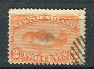 CANADA; NEWFOUNDLAND 1887 classic Cod issue used 2c. value