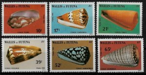 1983 Wallis and Futuna 448-453 Sea shells 7,50 €