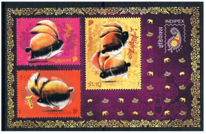 Singapore SC#1469b Year of the Rabbit INDIPEX Souvenir Sheet (2011) MNH