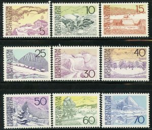 Liechtenstein 1972 Landscapes set Sc# 513-27 NH