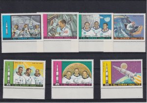 Ajman 1970 - Apollo Programme - Apollo 1 - 12 - MNH Set