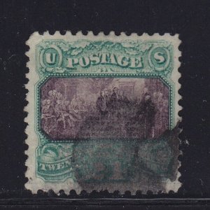 120 VF+ used neat cancel with nice color cv $ 650 ! see pic !
