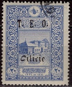 France - Offices in Turkey; 1919: Sc. # 77:  Used Single Stamp