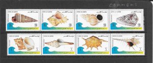 QATAR #864-5 SHELLS MNH