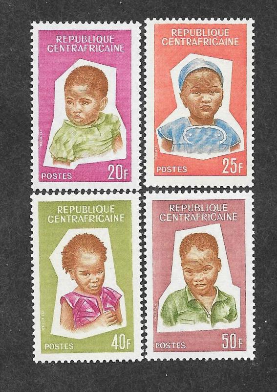 Central African Republic 35-38 Mint NH Children!