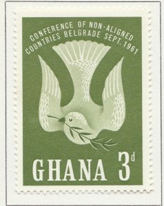 1961 GHANA 3d MH* Stamp A4P42F40200-