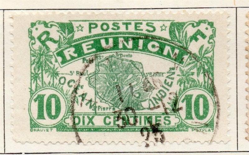 Reunion 1922 Early Issue Fine Used 10c. 049250