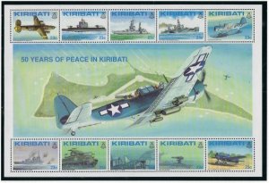 Kiribati 611 MNH 1993 50 Years of Peace in Kiribati (ak4068)