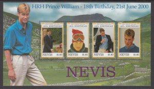 Nevis 1220 Prince William Souvenir Sheet MNH VF