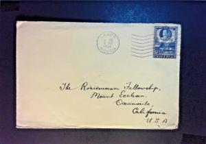 Nigeria 1936 Cover to USA - Z906