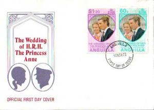 Anguilla, Worldwide First Day Cover, Royalty