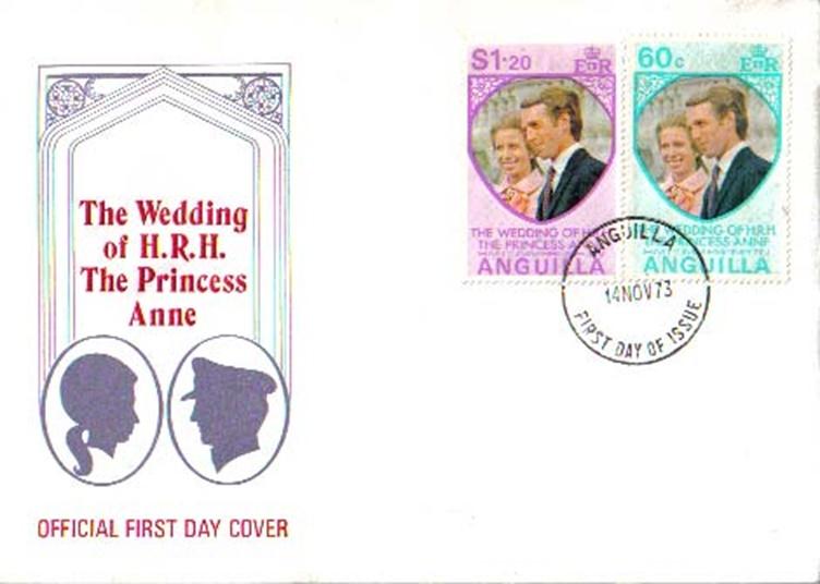 Anguilla, Worldwide First Day Cover, Royalty