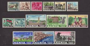 1963 Kenya Set Mounted Mint SG1/14