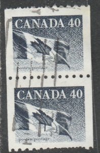 Canada   1194c     Coil / Pair      (O)   1987     Le $0.40