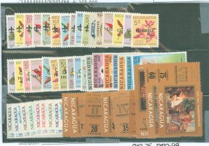 Nicaragua #843-75/882-98  Single (Complete Set)