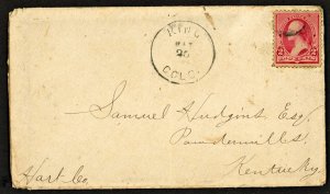 KING Colorado Cover DPO 1884-1896 Park Co Helbock R6