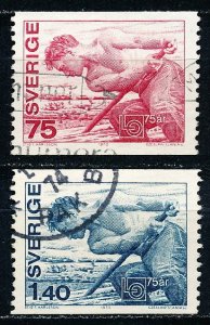 Sweden #999-1000  Set of 2 Used