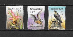 BIRDS - BELGIUM #B1060-2  MNH