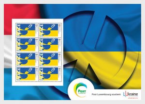 Luxembourg - Postfris/MNH - Sheet Freedom for Ukraine 2022