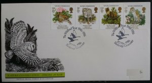 GB 1986 Nature Conservation FDC SHS Wildfowl Trust Slimbridge