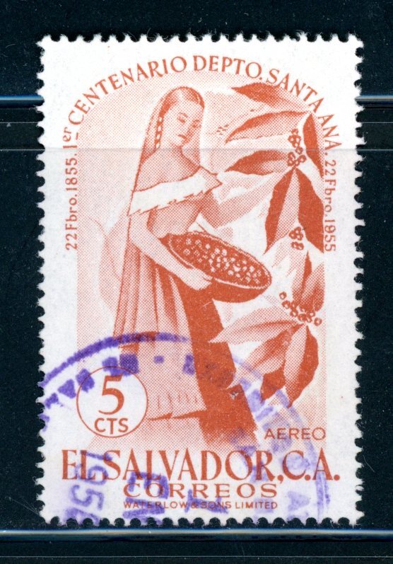 PKStamps - El Salvador - The Stamp Box - Actual Item | Central & South