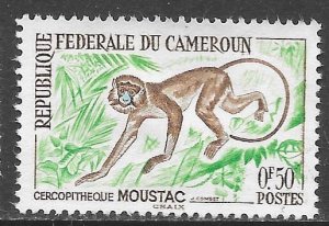 Cameroun 358: 50c Moustached Guenon, unused, NG, F-VF